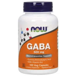 NOW GABA 500mg 100 kapslar