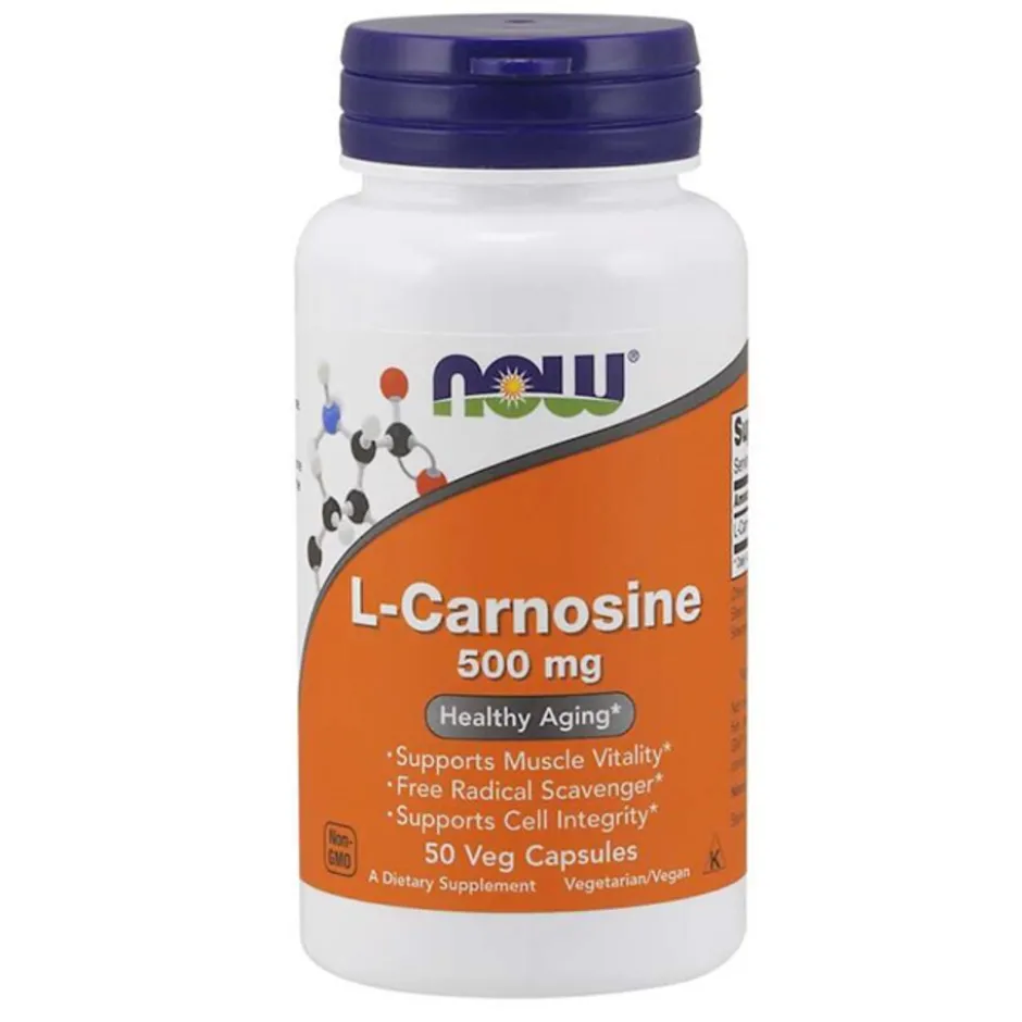 NOW L-Carnosine 500mg 50 kapslar