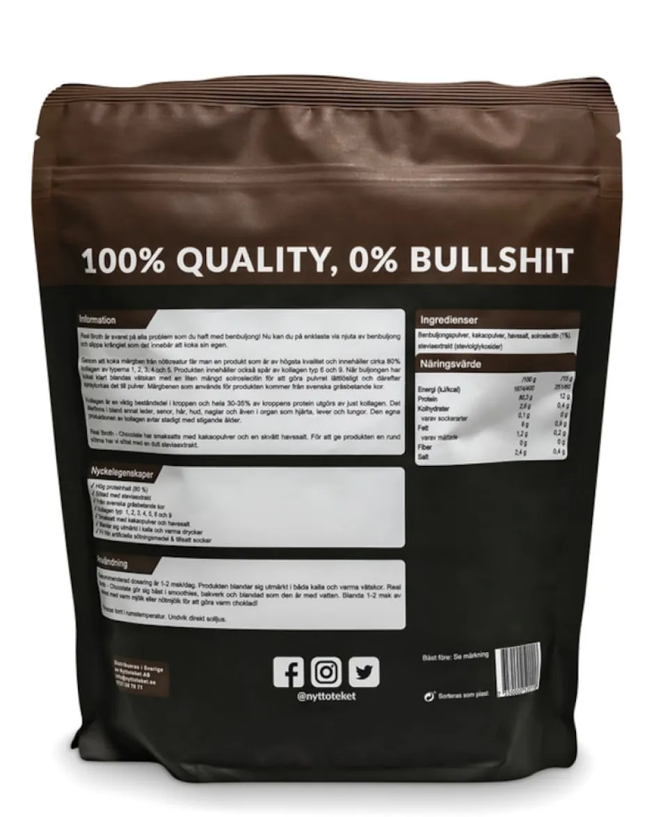 Nyttoteket Real Broth Chocolate 500g