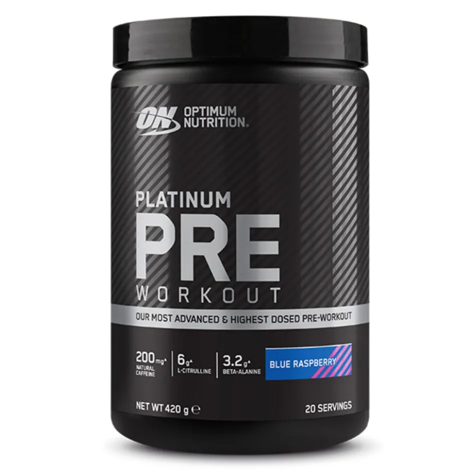 Optimum Nutrition Platinum Pre Workout Blue Raspberry 420g