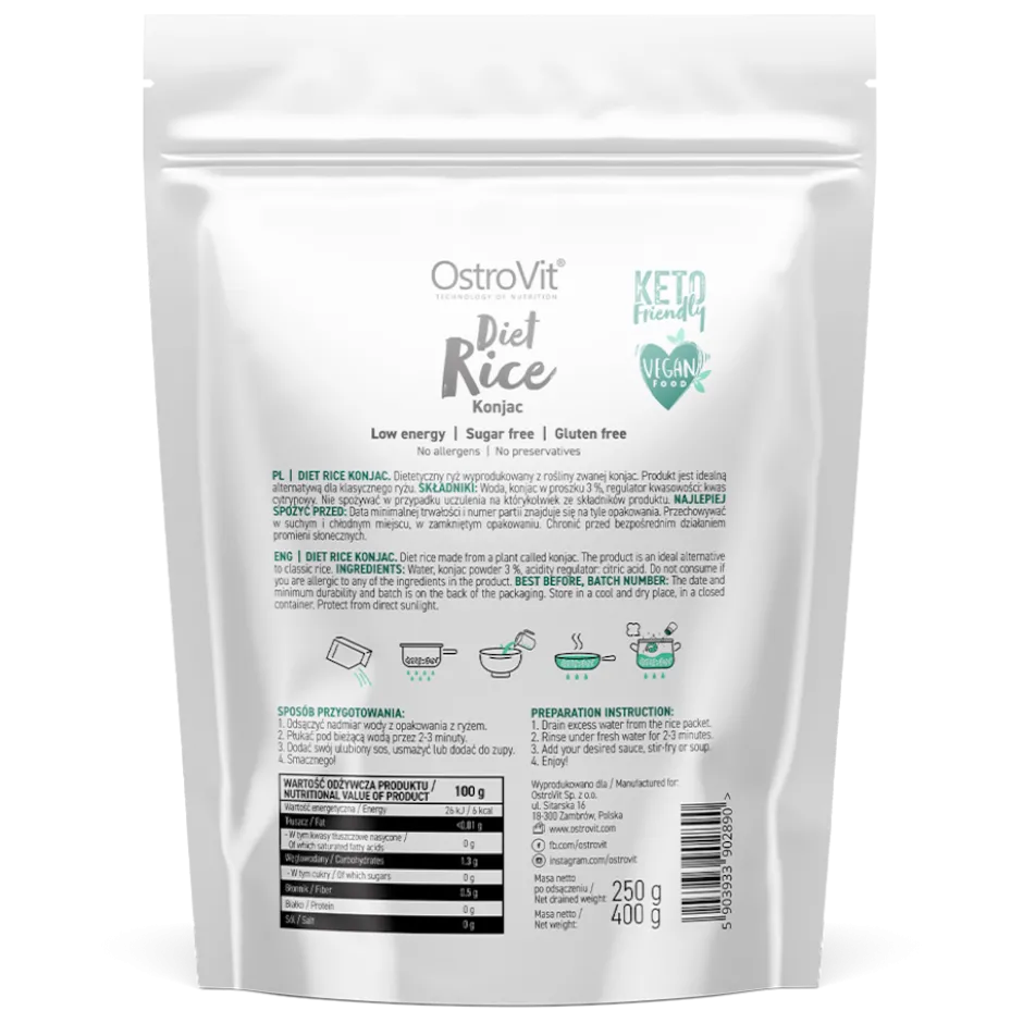 OstroVit Diet Rice Konjac 250g