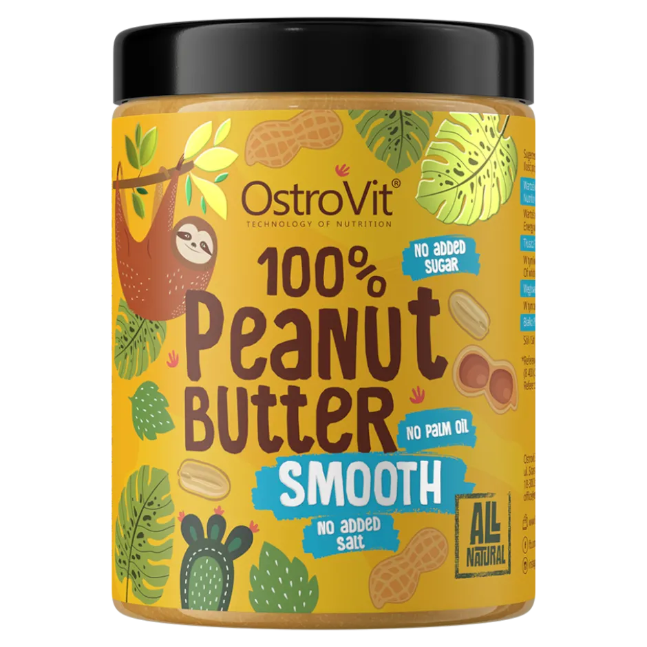 OstroVit 100% Peanut Butter Smooth 1000g