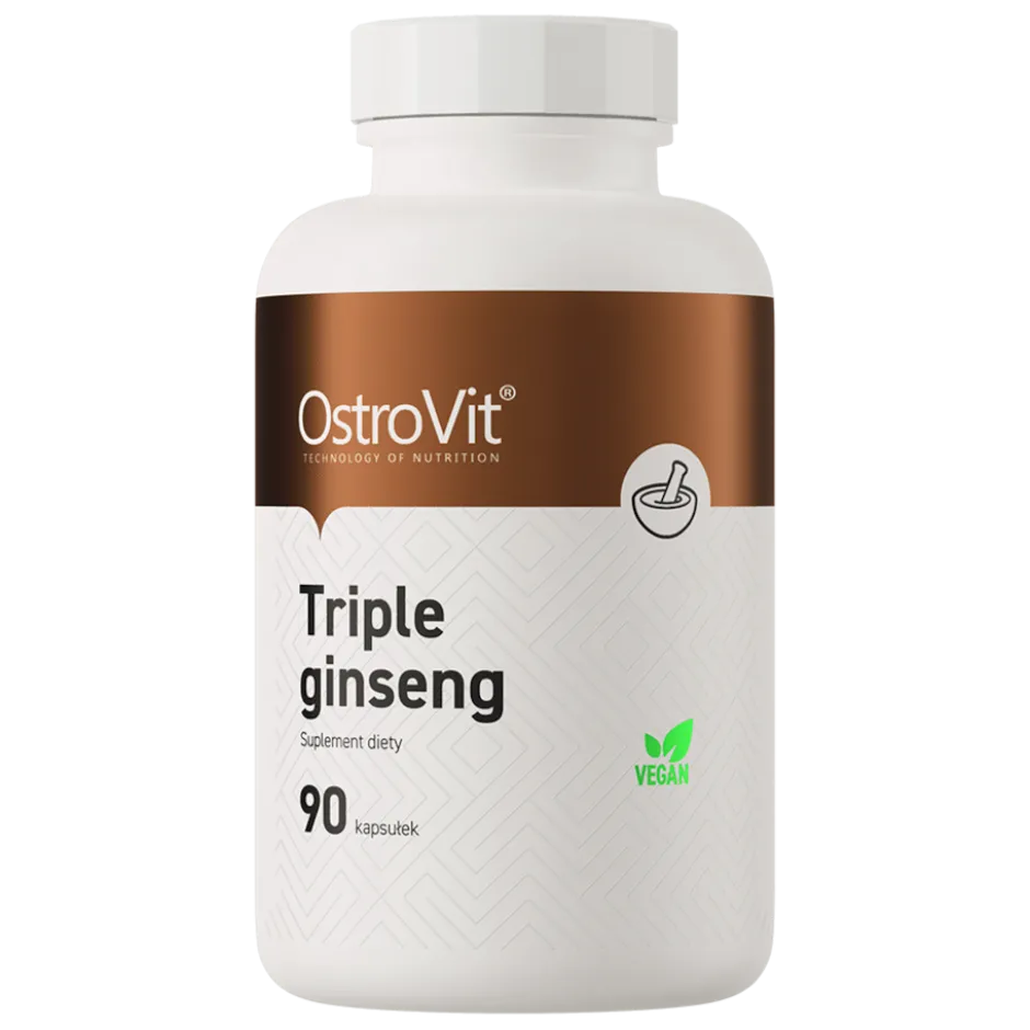 OstroVit Triple Ginseng VEGE 90 Kapslar