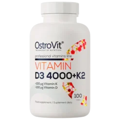 OstroVit Vitamin D3 4000 + K2 100 Tabletter