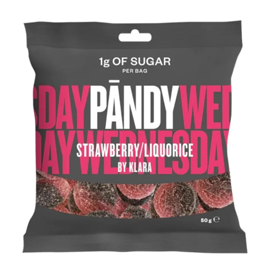 Pändy Candy Strawberry/Liquorice 50g