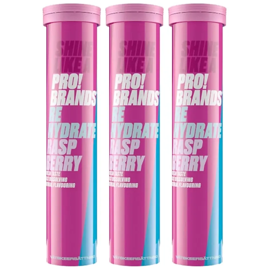 ProBrands Rehydrate Raspberry 3x20 brustabletter