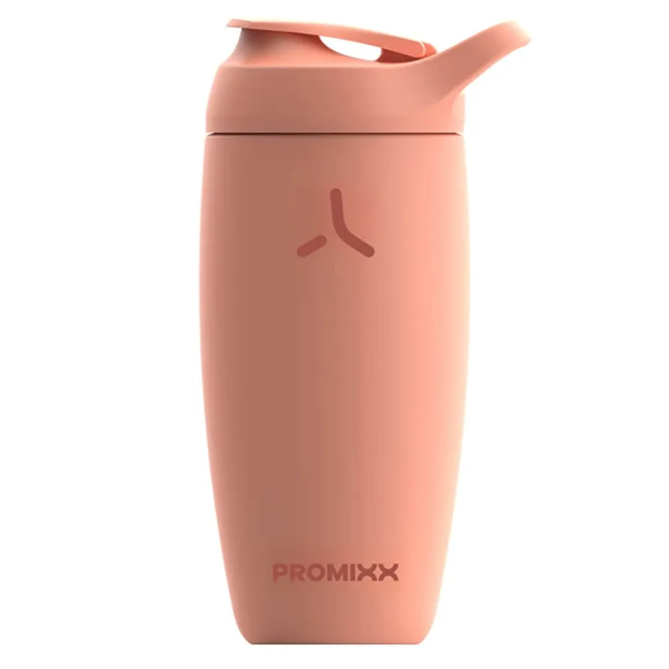 Promixx Double Wall Steel Shaker Bottle Coral 550ml