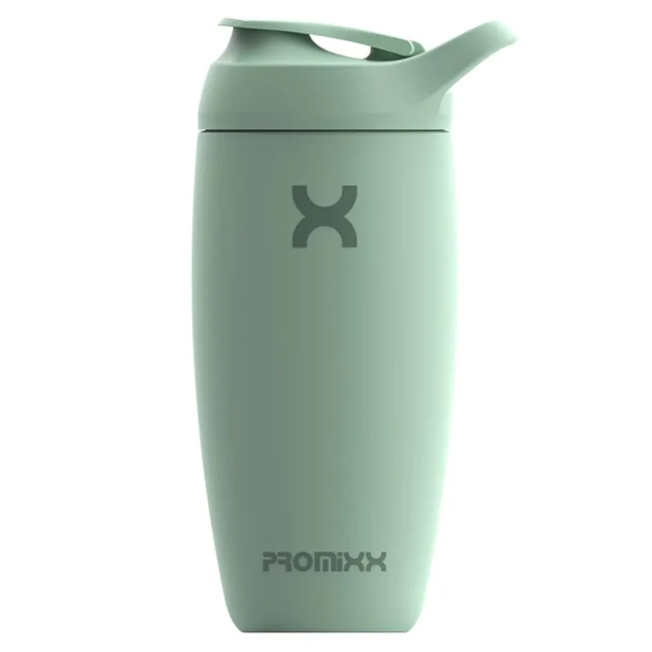 Promixx Double Wall Steel Shaker Bottle Seagrass Green 550ml