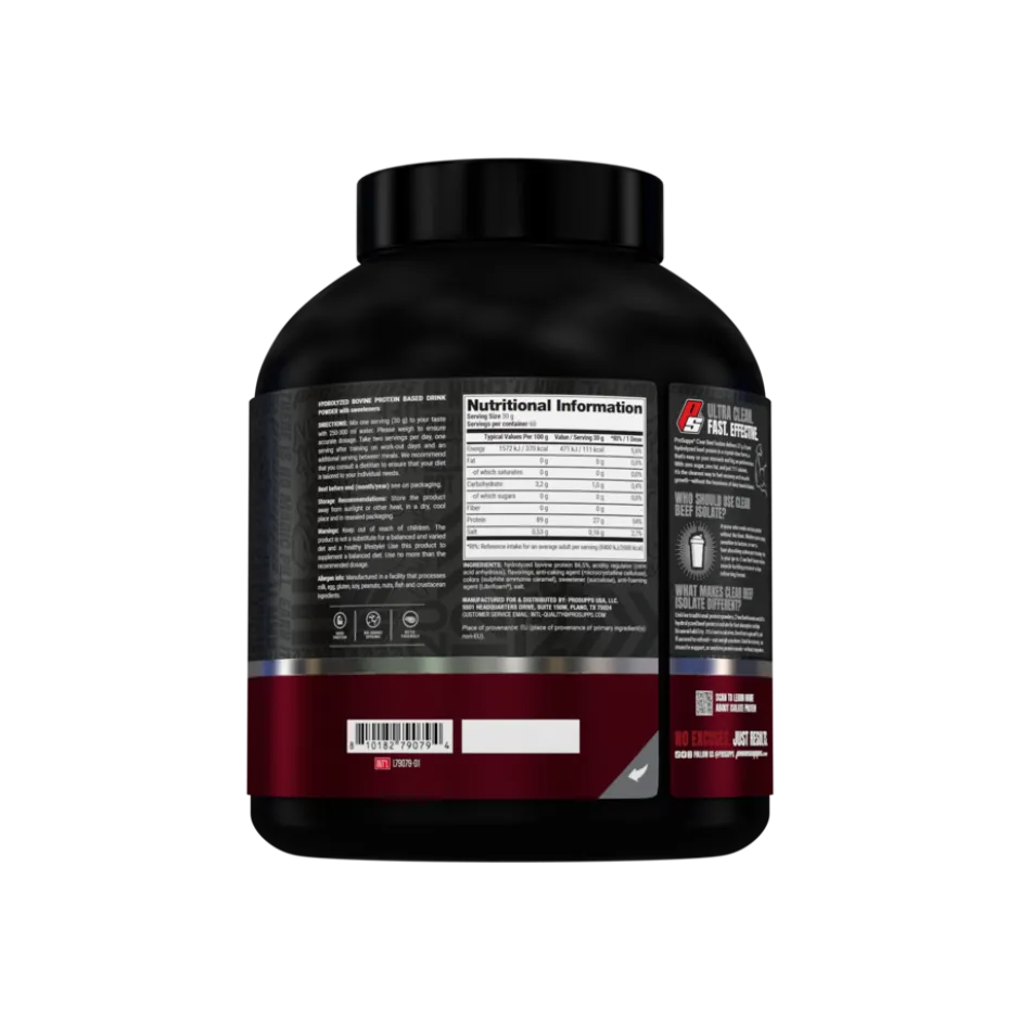 Pro Supps Beef Protein Isolate Cola/Lime 1816g