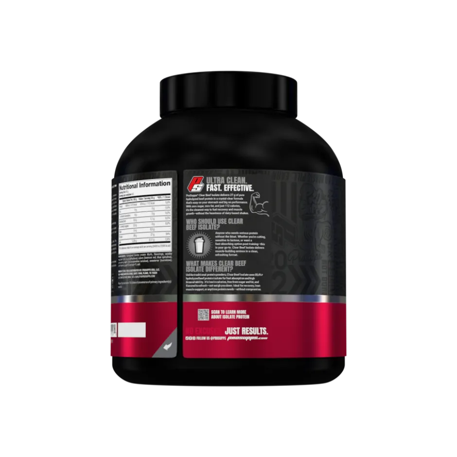 Pro Supps Beef Protein Isolate Mixed Berry 1816g