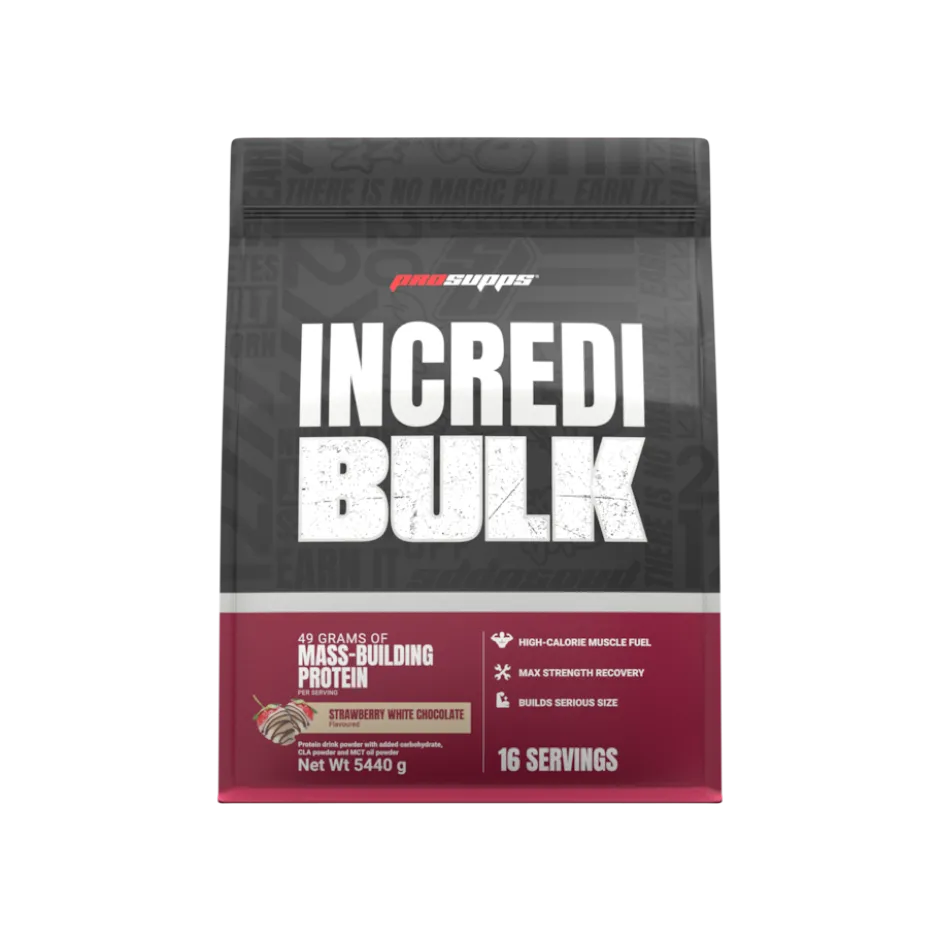 Pro Supps Incredibulk Gainer Strawberry White Chocolate 5,4kg