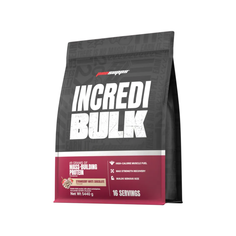 Pro Supps Incredibulk Gainer Strawberry White Chocolate 5,4kg