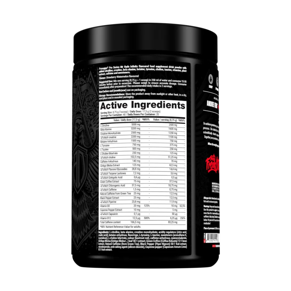 Pro Supps Mr Hyde Infinite Blue Lemonade 40 serveringar