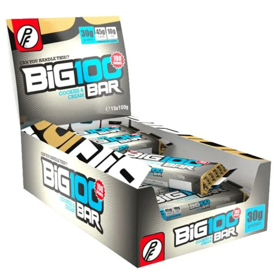 Proteinfabrikken Big 100 Bar Cookies & Cream 15x100g