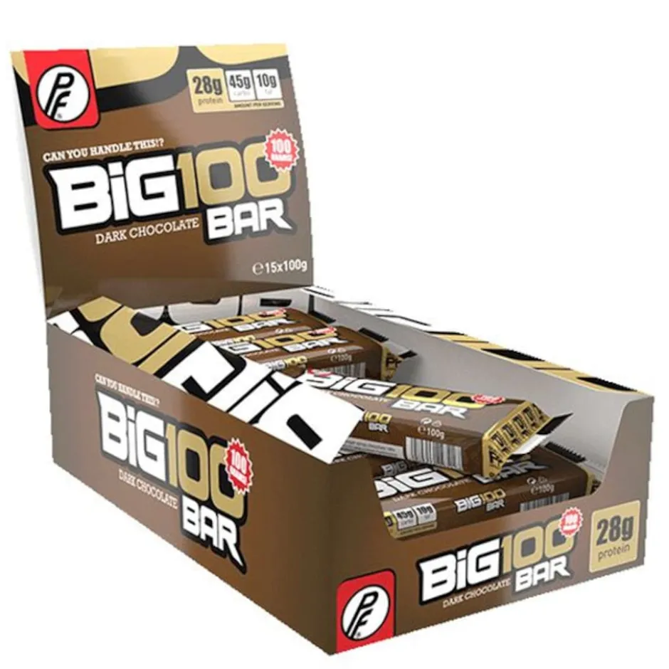 Proteinfabrikken Big 100 Bar Dark Chocolate 15x100g