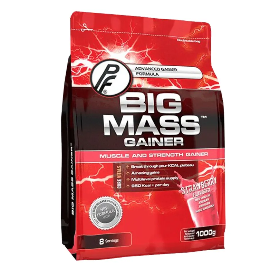 Proteinfabrikken Big Mass Gainer Strawberry 1kg