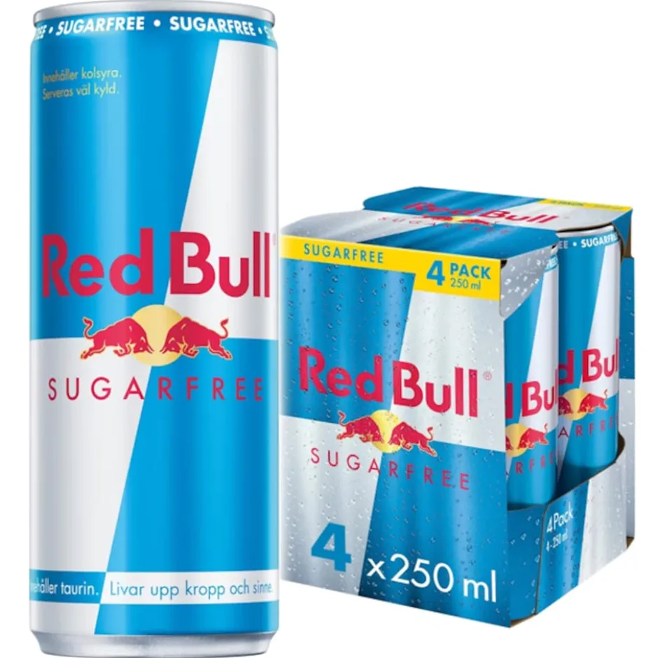 Red Bull Sockerfri 4x250ml