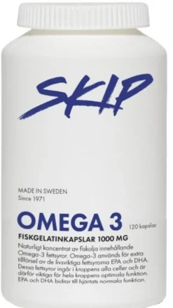 Skip Nutrition Omega 3 1000mg 120 tabletter