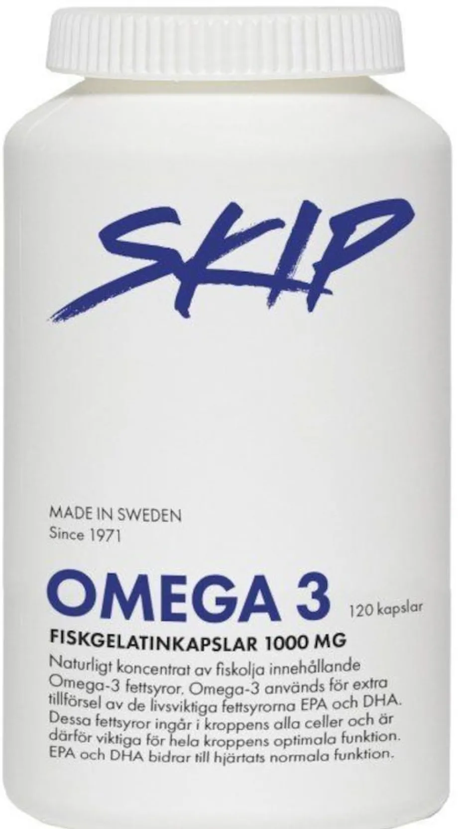 Skip Nutrition Omega 3 1000mg 120 tabletter