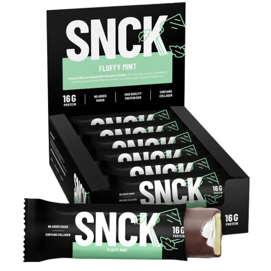 SNCK Proteinbar Fluffy Mint 12x55g