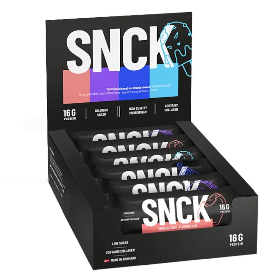 SNCK Proteinbar Mixlåda 12x55g
