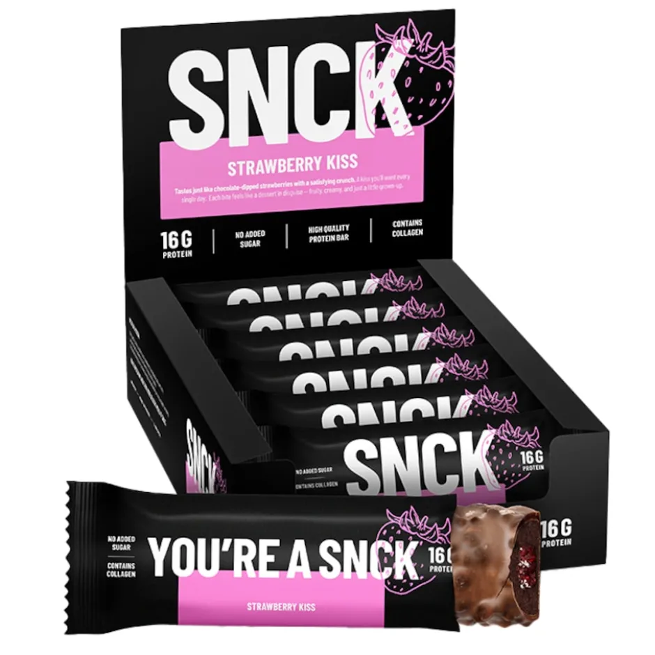 SNCK Proteinbar Strawberry Kiss 12x55g