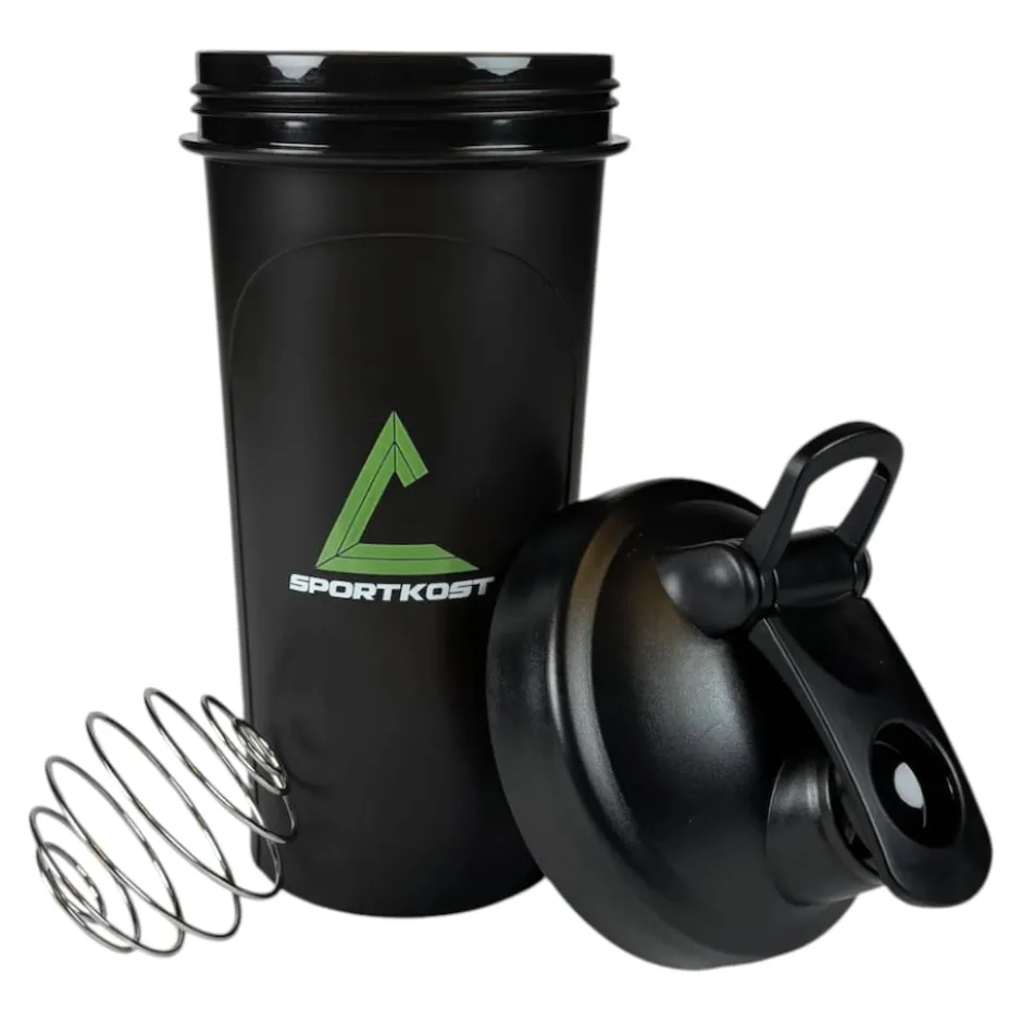 Sportkost Shaker Black transparent 700ml