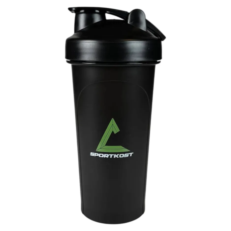 Sportkost Shaker Black transparent 700ml