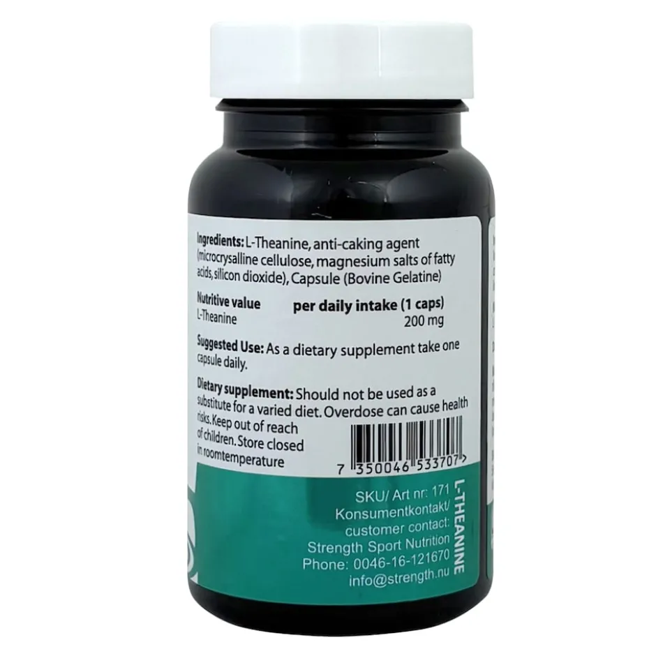 Strength L-Theanine 200mg 60caps