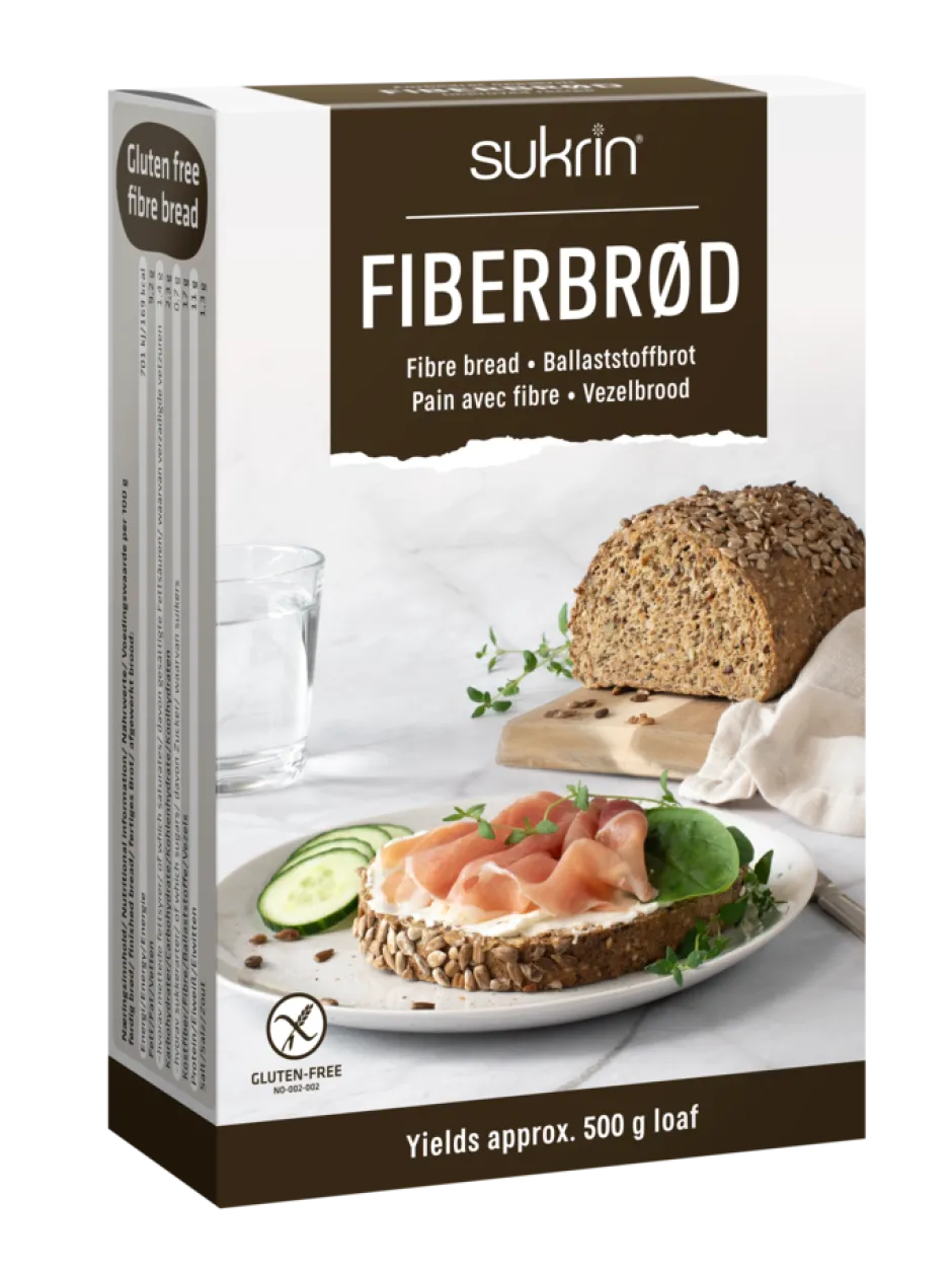 Sukrin Fiberbröd Glutenfri 250g