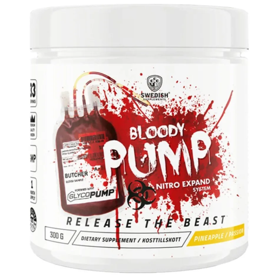 Swedish Supplements Bloody Pump Pineapple Passion 300g