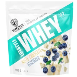 Swedish Supplements Lifestyle Whey White Chocolate Blueberry 900g