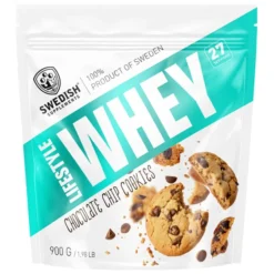Swedish Supplements Lifestyle Whey Chocolate Chip Cookies 900g