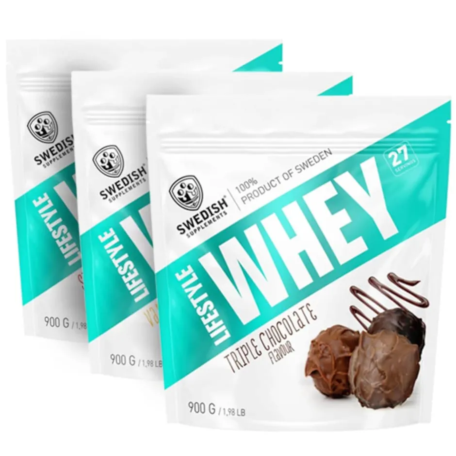 Swedish Supplements Lifestyle Whey Mix&Match 3x900g