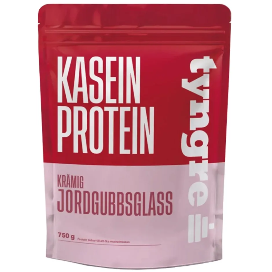 Tyngre Kasein Krämig Jordgubbsglass 750g