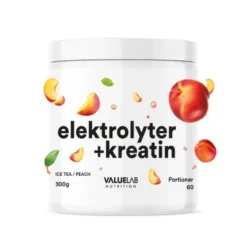 Valuelab Elektrolyter + Kreatin IceTea Peach 300g
