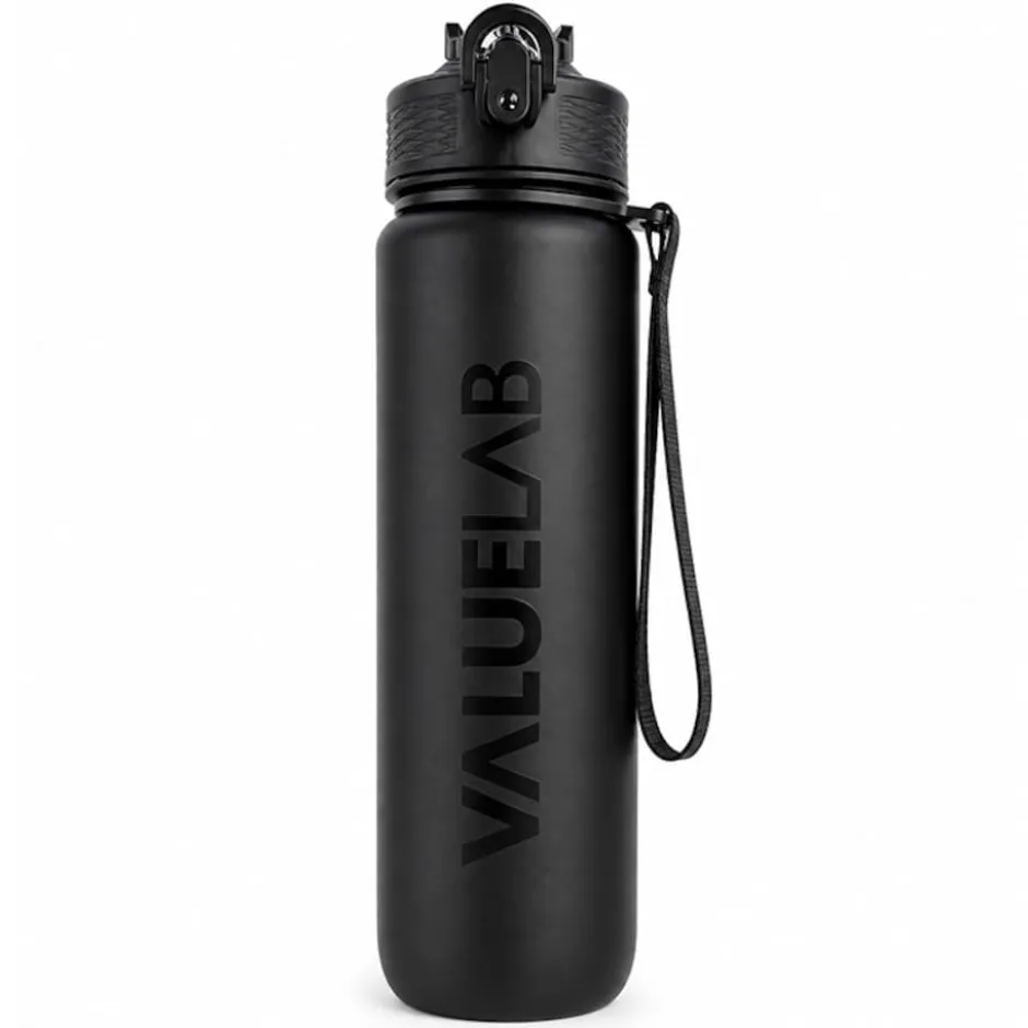 Valuelab Vattenflaska Black 1000ml