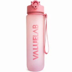 Valuelab Vattenflaska Pink 1000ml
