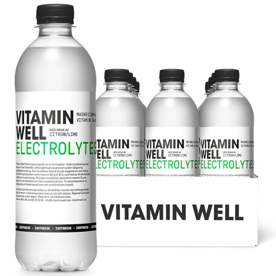 Vitamin Well Electrolytes Citron/Lime 12x500ml