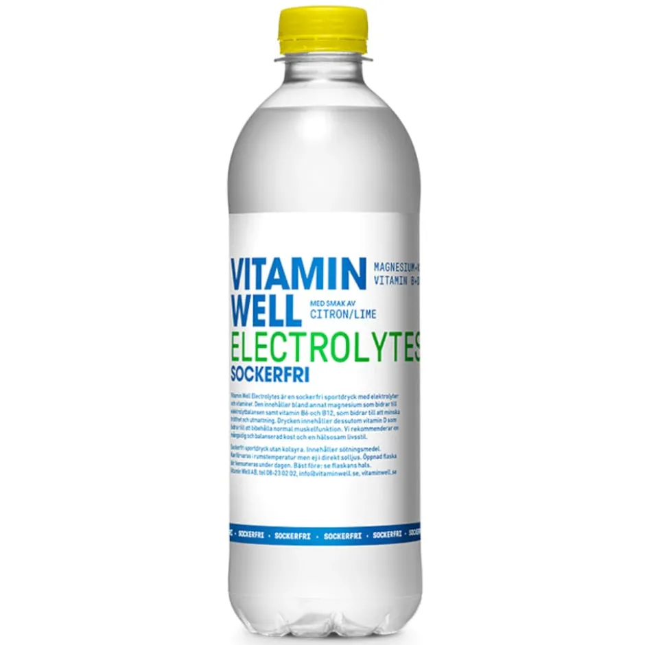 Vitamin Well Electrolytes Citron/Lime Sockerfri 500ml