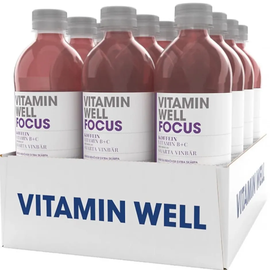 Vitamin Well Focus Svarta Vinbär 12x500ml