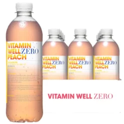 Vitamin Well Zero Peach 12x500ml