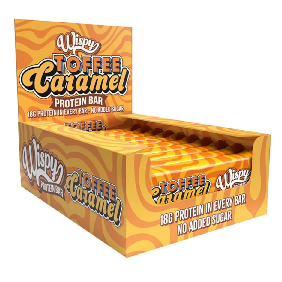 Wispy Proteinbar Toffee Caramel 10x55g