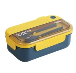 Yakada Lunch Box blue med bestick 1100ml
